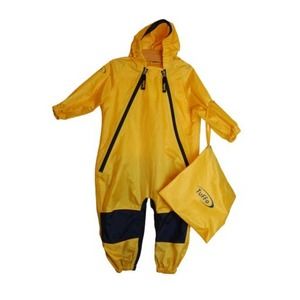 Tuffo Muddy Buddy Waterproof Rain Suit Yellow Size 2T storage bag included